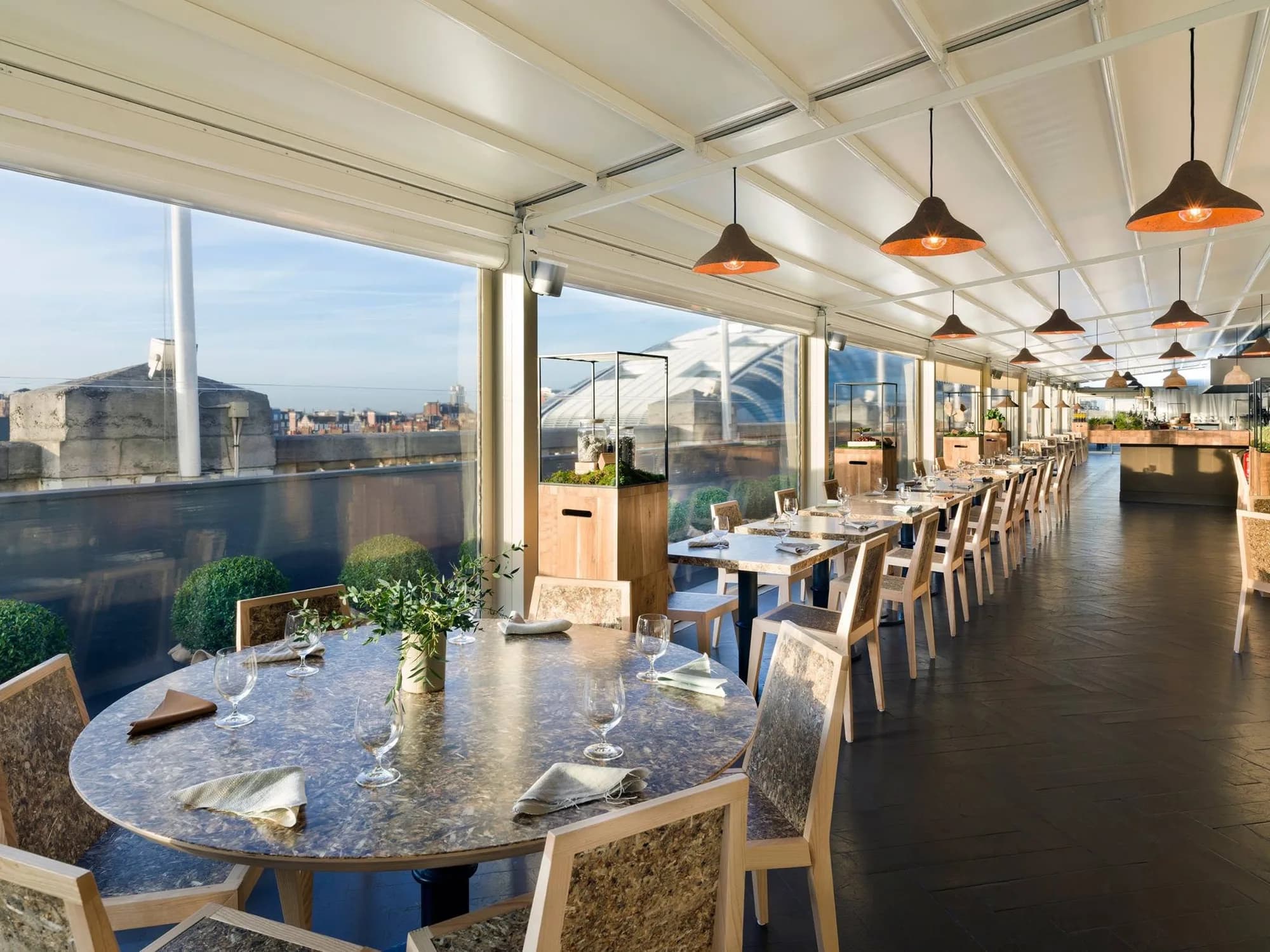 The Thistle Collection at the Selfridges London rooftop restaurant