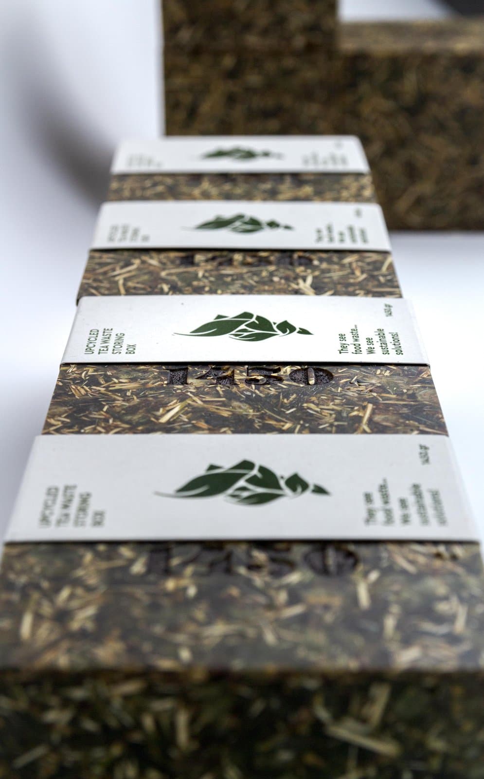 Row of Tee Board boxes — angled detail