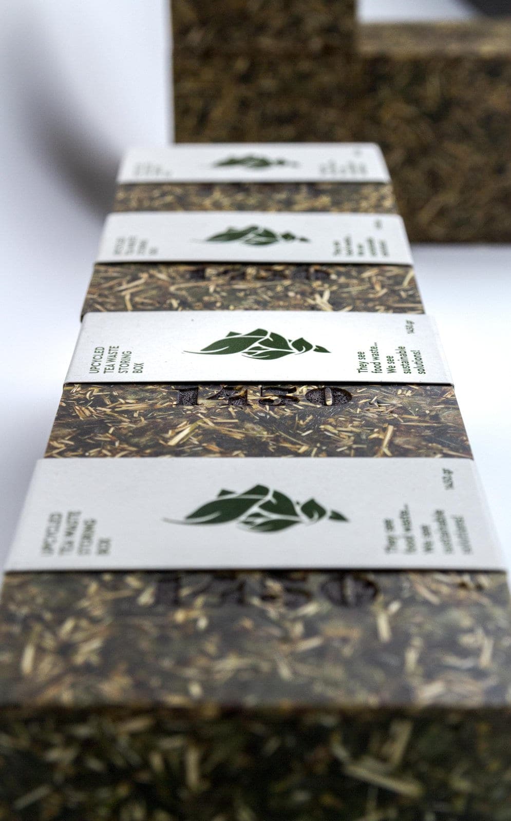 Row of Tee Board boxes — angled detail