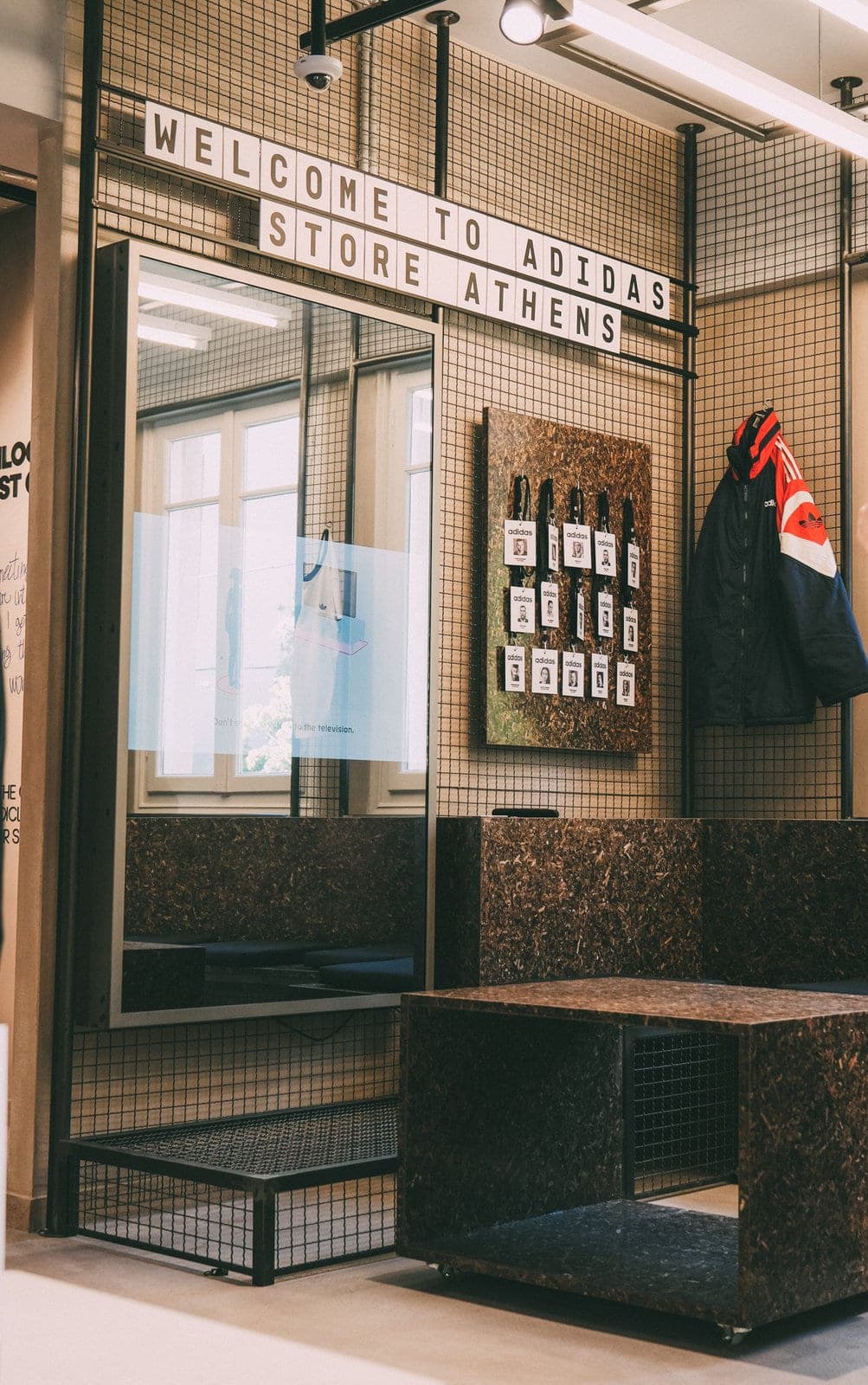 Welcome to Adidas Store Athens — PHEE fitting-room counter