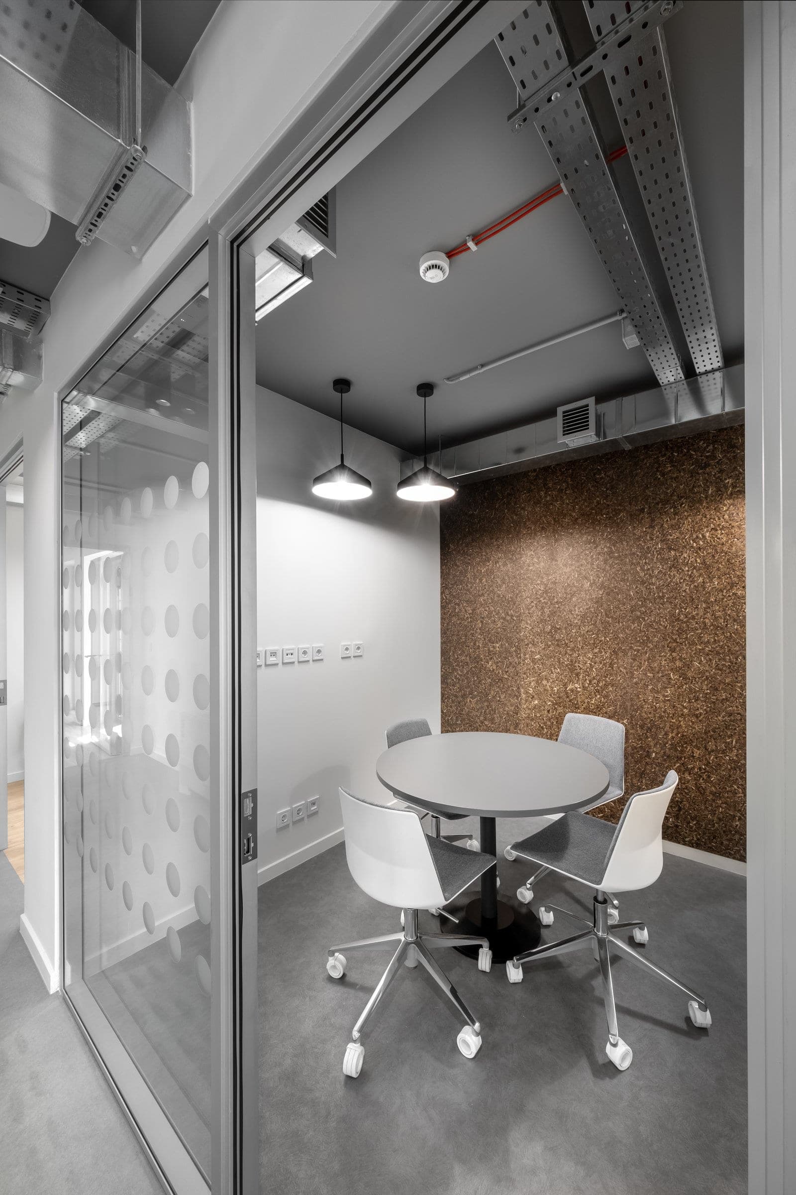 Full-height wall installation